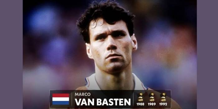 Marco van Basten - Sở hữu 3 QBV danh giá