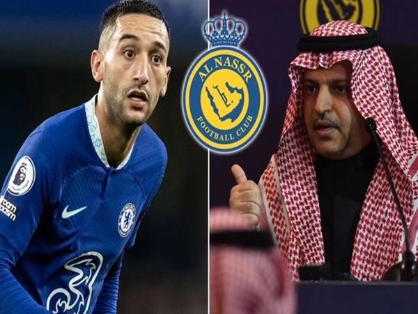 Bóng đá QT 19/6: Chủ tịch Al Nassr thuyết phục Hakim Ziyech