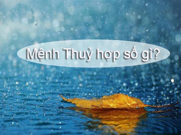 Mệnh Thủy hợp số nào, khắc với số mấy?