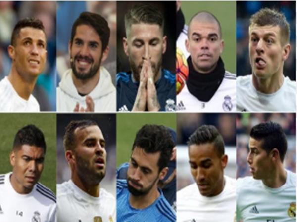 Tầm ảnh hưởng các cầu thủ Real Madrid
