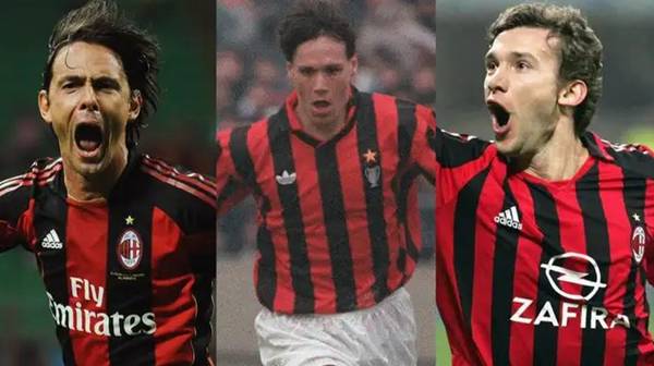 Tiền đạo AC Milan huyền thoại Tiền đạo AC Milan huyền thoại